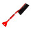2 in 1 Snow Brush and Ice Scraper for Car Windshield with Adjustable Head, Ergonomic Grip, Red 1