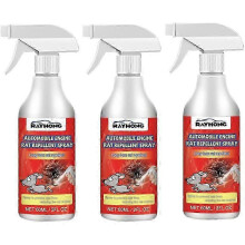 Lot de 3 sprays répulsifs à la menthe poivrée pour voitures, protègent les câbles électriques des rongeurs (60 ml).