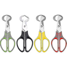 Tijeras de acero inoxidable para huevos de codorniz con mango de ABS, separador y abridor de huevos para la cocina.