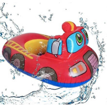Aufblasbarer Feuerwehr-Schwimmring für Kinder, große, verdickte Pool-Schwimmhilfe mit Lenkrad