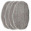 4-Pack Microfiber Steam Mop Replacement Pads, Washable & Durable, Compatible with Floor Cleaning Machines 1