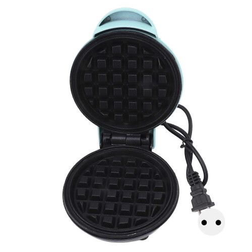 Mini Waffle Maker Stick Proof Double Sided Round, Even Heating, Compact Portable for Toast Sandwich