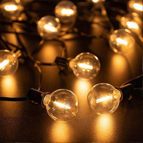 G40 E12 LED Bulb 1W DC12V for Solar String Lights Camping RV Off-Grid Lighting 1