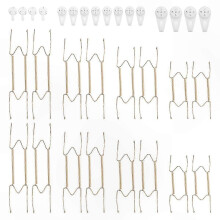 Wall Plate Hangers, 16-Pack 4 Sizes Stainless Steel Gold for Decorative Plates 6 8 10 12 Inch