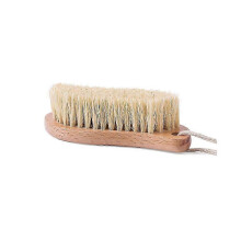 Reinigungsbürste mit harten Borsten für hartnäckige Flecken, braun, 13 x 3,8 x 4,6 cm