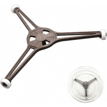 Universeel draaiplateau voor magnetrons, compatibel met diverse merken, 24 cm breed steunplatform.