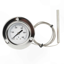 Ofenthermometer aus Edelstahl 0–500 C, großes wasserdichtes Zifferblatt für Grill und Herd