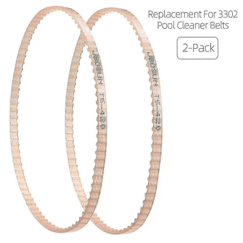 Pool Cleaner Drive Belts Compatible with Aquabot 3302 A3302pk, 2 Pack 2