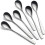 Egg Spoons 5.5 In Stainless Steel Scoop for Soft Boiled Eggs Desserts 1