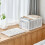 Foldable Pants Storage Box with Adjustable Dividers, White 5 Grids Closet Organizer for Wardrobe 4
