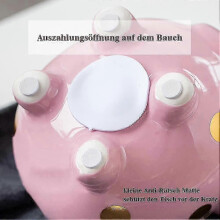 Salvadanaio in ceramica apribile per bambine, salvadanaio da principessa ideale come regalo.