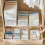 Foldable Pants Storage Box with Adjustable Dividers, White 5 Grids Closet Organizer for Wardrobe 5