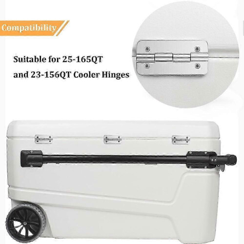 Stainless Steel Cooler Hinges Compatible with Igloo Ice Chests 25-165 Qt Models 1