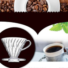 Pour Over Coffee Maker, V60 Dripper for 1-2 Cups, Manual Slow Brewing, Heat-Resistant Travel & Home Use