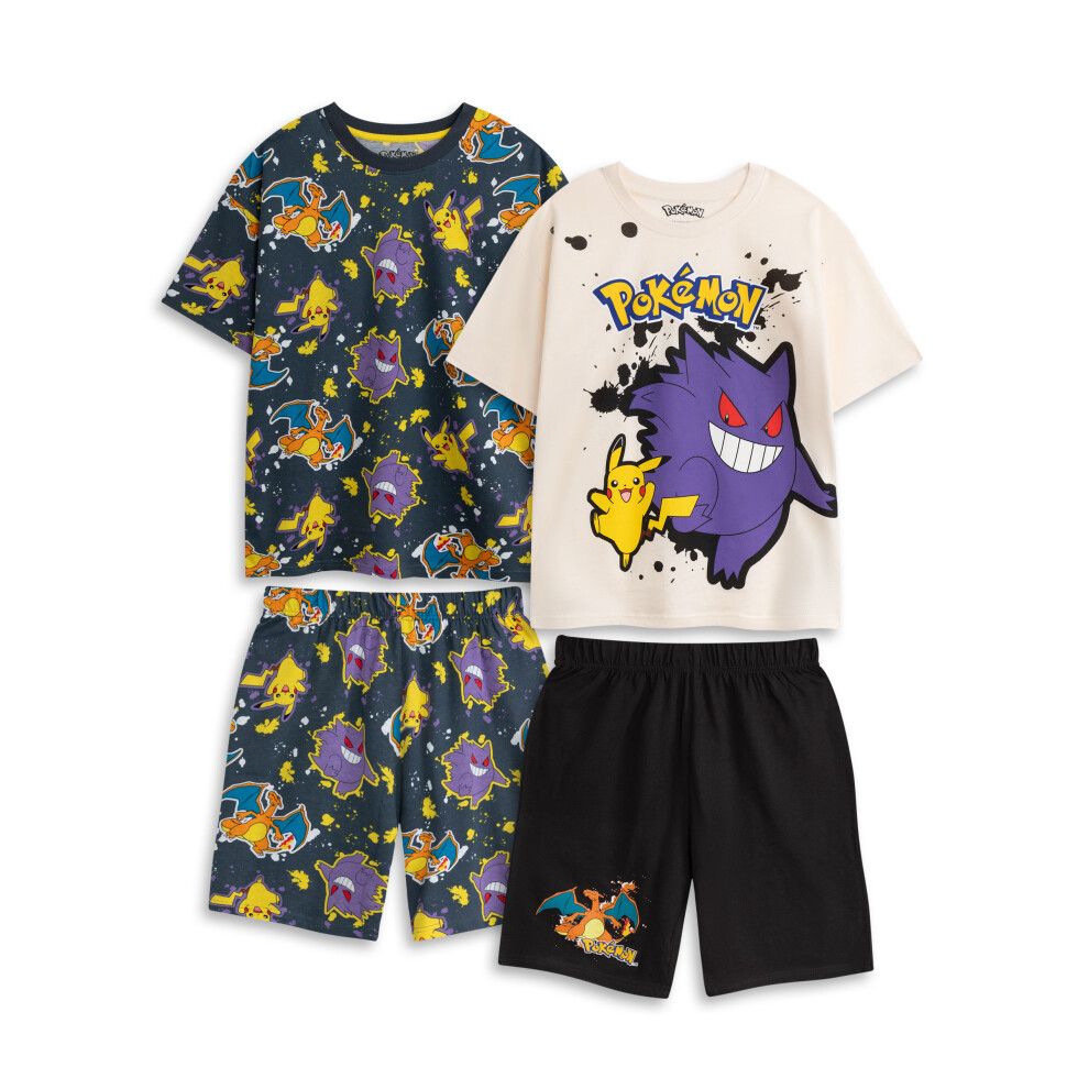 Pokémon (4-5 Years) Pokemon Multi-Pack Of 2 Short Sleeve Short Leg Pyjama Set (Boys Multicoloured)