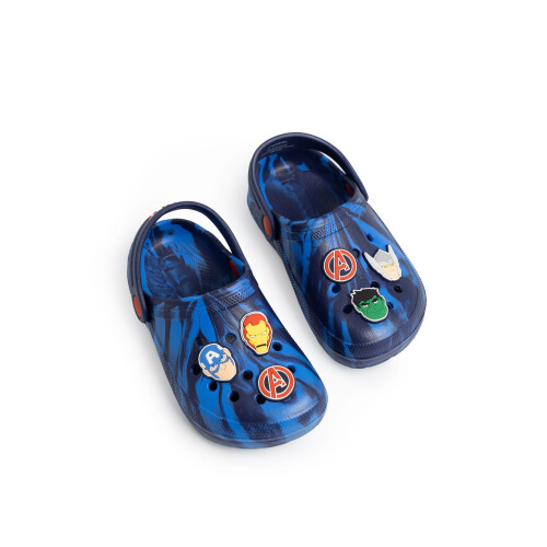 Marvel (11 UK Child) Marvel Avengers Clogs (Boys Blue)