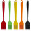Silicone Basting Brush Set for BBQ, Baking, Cooking, 5-Piece Kitchen Tools 1