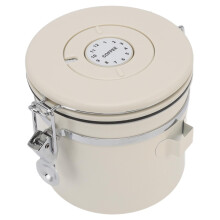 Airtight Coffee Canister 1.2L 304 Stainless Steel with Valve and Scoop