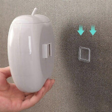Contenitore per pellicola trasparente, dispenser a parete antipolvere, grande capacità, design senza foratura