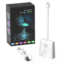 RGB Toilet Bowl Light with Star Projector, Motion Sensor, Night Lamp