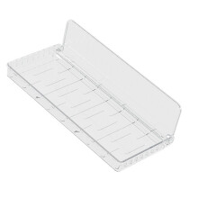 Étagère murale pliable transparente en PET, sans perçage, grande capacité de 70 à 140 g