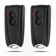 Set van 2 garagedeurafstandsbedieningen, compatibel met Hormann EcoStar RSC2-433, RSE2-433 en RSZ1-433 modellen (433,92 MHz).
