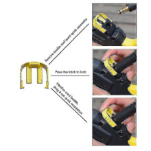 Pressure Hose C Clip, Plastic, compatible with Karcher K2 K3 K7, Replace 5.037-333.0 K5037333, 2 Pack