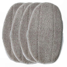 4 Panni Ricambio Microfibra per Scopa a Vapore, compatibile con Macchine Pulizia Pavimenti, Lavabili Riutilizzabili