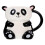 Ceramic Panda Shaped Water Cup Cartoon Design Desktop Decoration 1