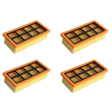 Filtro HEPA compatible con Karcher 6.415-953.0 para la serie AD, paquete de 4