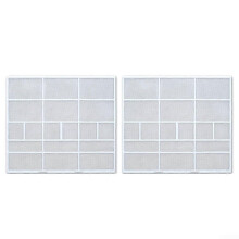 Stofwerend filter voor airconditioner, 31,9 x 28,3 cm, geschikt voor hangende binnenunits van airconditioners, 4 uitvoeringen.