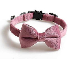 Breakaway Cat Collar with Bell and Removable Bow Tie, Adjustable Safety Collar for Kittens