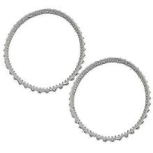 2 Correias de Tração para Limpador de Piscina, Compatível com Limpadores Hayward TigerShark SharkVAC, Ref. RCX2302, Borracha