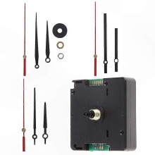 Mecanismo de reloj radiocontrolado compatible con señal DCF, 3 manecillas, fácil de reparar (hágalo usted mismo), silencioso, tecnología alemana.