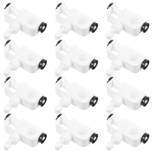 Vertical Blind Carriers 60Pcs, Plastic, Compatible with Various Systems for Smooth Sliding