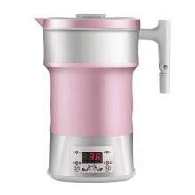 Opvouwbare waterkoker 800W 110-220V Siliconen Inklapbaar Thermostatische Regeling EU-stekker