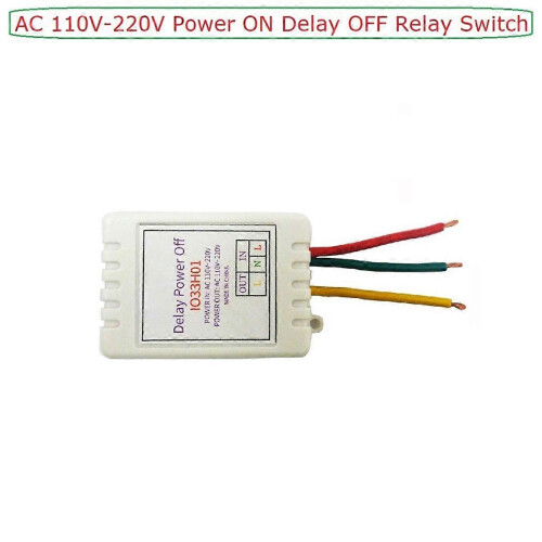 Delay Off Timer Relay Switch AC 110-220V 7A 16 Modes 1-480 Min Adjustable 1