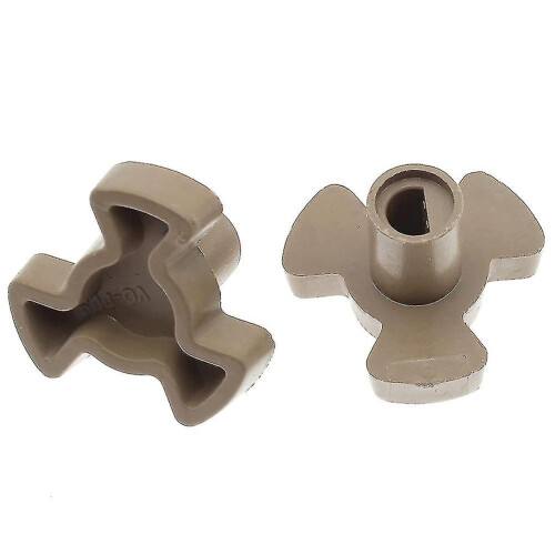 Microwave Turntable Coupler Compatible with Various Brands, Shaft Length 15mm, Plastic Replacement Part