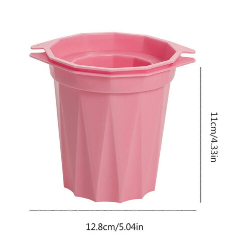 Silicone Ice Cup Mold Blue Pink Orange Ice Cube Tray for Summer Drinks 2