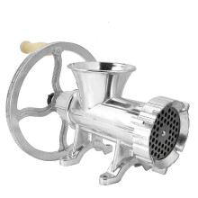 Picadora de carne comercial de alta resistencia, manual y eléctrica, para hacer embutidos, de aleación de aluminio.