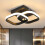 Modern LED Ceiling Light 22W Square Acrylic Aluminum Warm Light 6000K 1