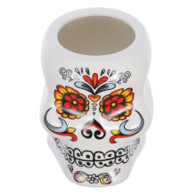 Ceramic Cocktail Glass with Hawaii Style Design for Party Drinkware