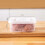 Refrigerator Storage Box with Divider, Transparent Food Grade Freezing Container 2