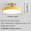 LED Ceiling Light 30cm Round Remote Dimmable Color Temperature Adjustable 4