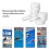 Swimming Pool Clarifier Tablets 50 Count pH Adjuster Disinfectant Algae Control 2