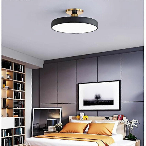 LED Ceiling Light 30cm Round Remote Dimmable Color Temperature Adjustable 1