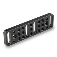 Aluminum Mounting Plate Compatible with DSLR Cameras, Gimbals, Monitors, 1/4-20 3/8-16 Threads