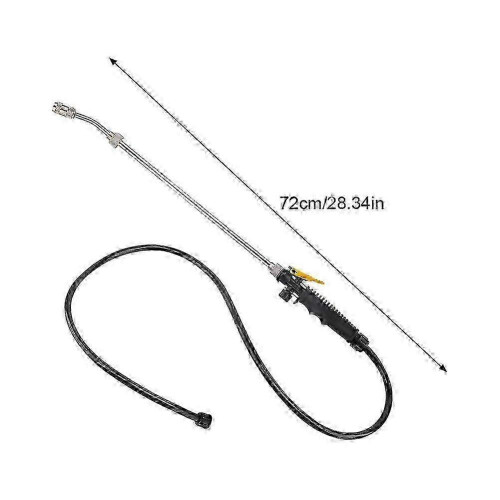 Replacement Sprayer Wand 72cm Compatible with HYV 25-26, Adjustable Nozzle, Locking Trigger Handle 2