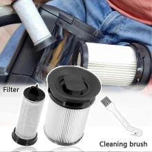 Cartucho de filtro lavable para aspiradora compatible con Miele TriFlex HX1, filtro de repuesto plisado con cepillo de limpieza.