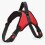 Dog Harness with Leash, Reflective, Explosion Proof for Small Medium Large Dogs, Red, Polyester 3
